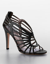 Thumbnail for your product : Vince Camuto Solana Strappy Snake-Embossed Stiletto Sandals