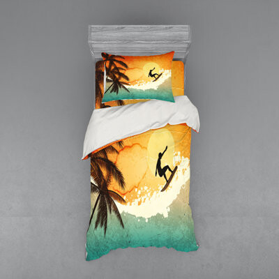 Ambesonne Grunge Duvet Cover Set