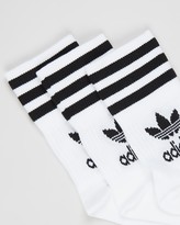Thumbnail for your product : adidas White Crew Socks - Mid Cut Crew Socks