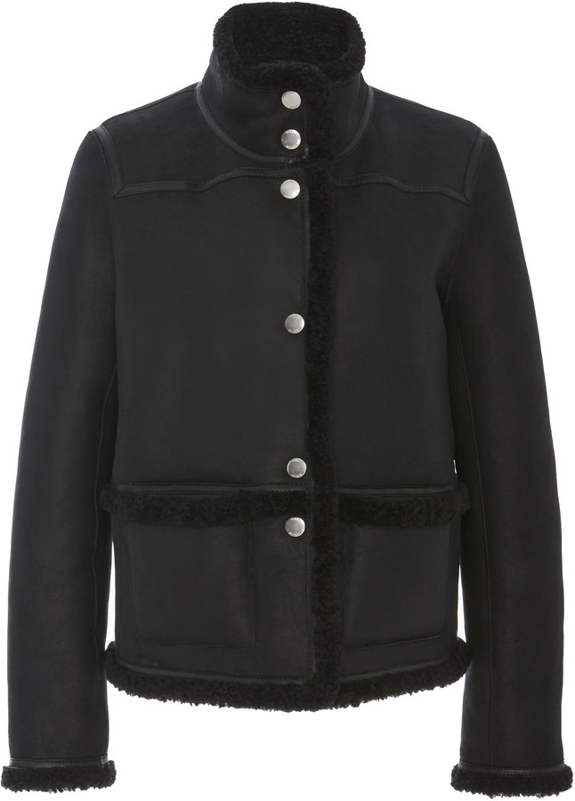 tory burch shearling jacket
