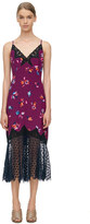 Thumbnail for your product : Rebecca Taylor Bellflower Print Slip Dress