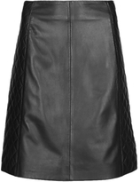 Thumbnail for your product : M&S Collection Leather Quilted A-Line Mini Skirt