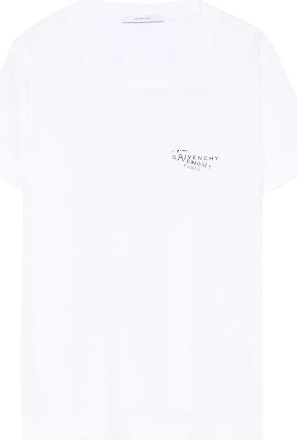 Givenchy Logo-Print Fitted T-Shirt