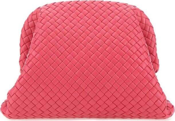 Bottega Veneta Blush Pink Monalisa Woven Leather Glimmer Tote Bag – AvaMaria