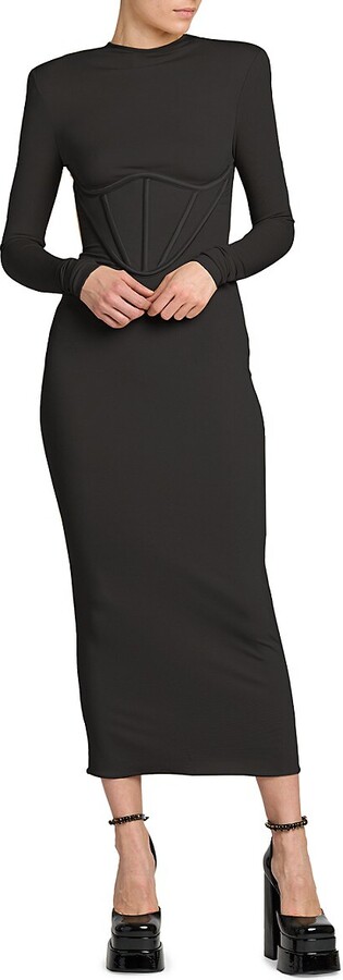 Versace Jersey Long Dress - ShopStyle