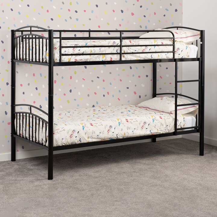 Dunelm Ventura Metal Bunk Bed Black ShopStyle