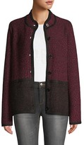 Thumbnail for your product : Karl Lagerfeld Paris Marble Colorblock Tweed Jacket