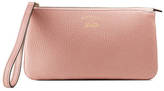 Thumbnail for your product : Gucci Swing leather wristlet