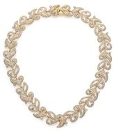 Thumbnail for your product : Adriana Orsini Pavé Crystal Openwork Leaf Collar Necklace