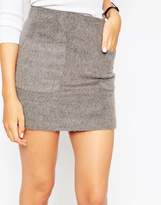 Thumbnail for your product : ASOS Wool Mix Pocket Mini Skirt