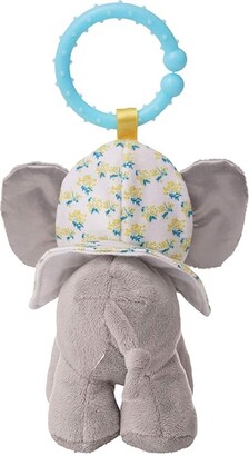 Manhattan Toy Manhattan Toy Fairytale Elephant Plush Baby Travel Toy with Chime, Crinkle Ears and Teether Clip-on Attachment (Multicolor) Toys Toys an