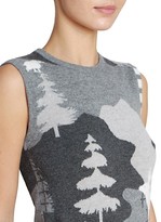 Thumbnail for your product : Thom Browne Forest Scenery Intarsia Classic Cashmere Shell Top