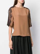 Thumbnail for your product : Liu Jo lace insert T-shirt