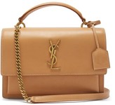 Thumbnail for your product : Saint Laurent Sunset Large Leather Shoulder Bag - Brown Multi