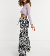 Thumbnail for your product : NATIVE YOUTH very wide leg trousers in zebra print