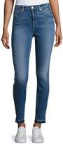 Thumbnail for your product : 7 For All Mankind The High-Waist Ankle Skinny Jeans with Released Hem, B(Air) Sunset