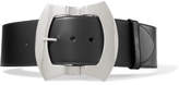 Thumbnail for your product : Miu Miu Leather Waist Belt - Black