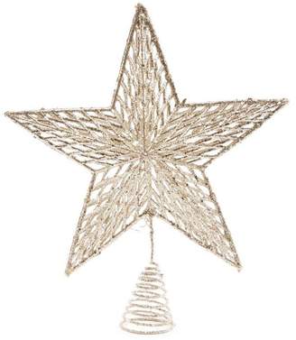 L'ge Unspecified Gold Glitter Star Tree Topper