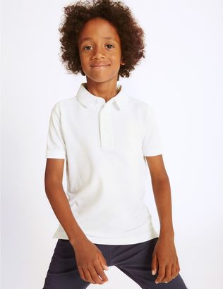 Marks and Spencer Pure Cotton Polo Shirt (3-14 Years)