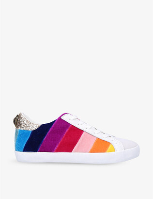 rainbow slip on trainers