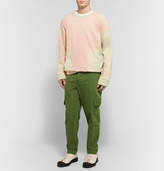 Thumbnail for your product : The Elder Statesman Tapered Cotton-corduroy Cargo Trousers - Green