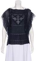 Thumbnail for your product : Isabel Marant Lace Short Sleeve Top