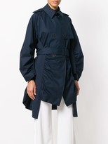 Thumbnail for your product : Stella McCartney Ruched Trench Coat