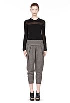 Thumbnail for your product : Alexander Wang Low Rise Pleated Jogging Trouser