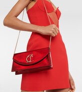 Thumbnail for your product : Christian Louboutin Loubi54 patent leather clutch