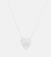 Thumbnail for your product : Gucci Sterling silver heart necklace