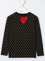 Thumbnail for your product : Dolce & Gabbana Kids polka dot cowboy sweatshirt