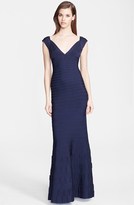 Thumbnail for your product : Herve Leger Cap Sleeve Bandage Gown