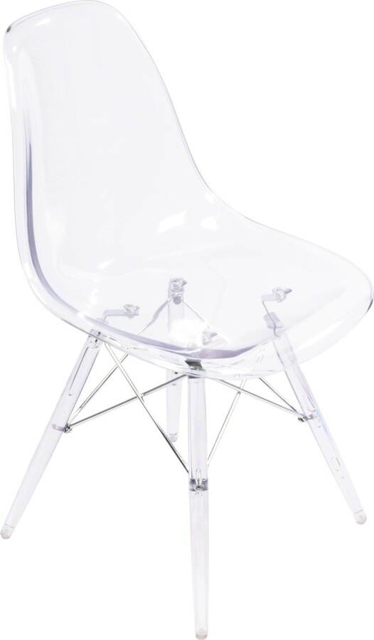 Clear Acrylic Dining Chair with Clear Legs ShopStyle