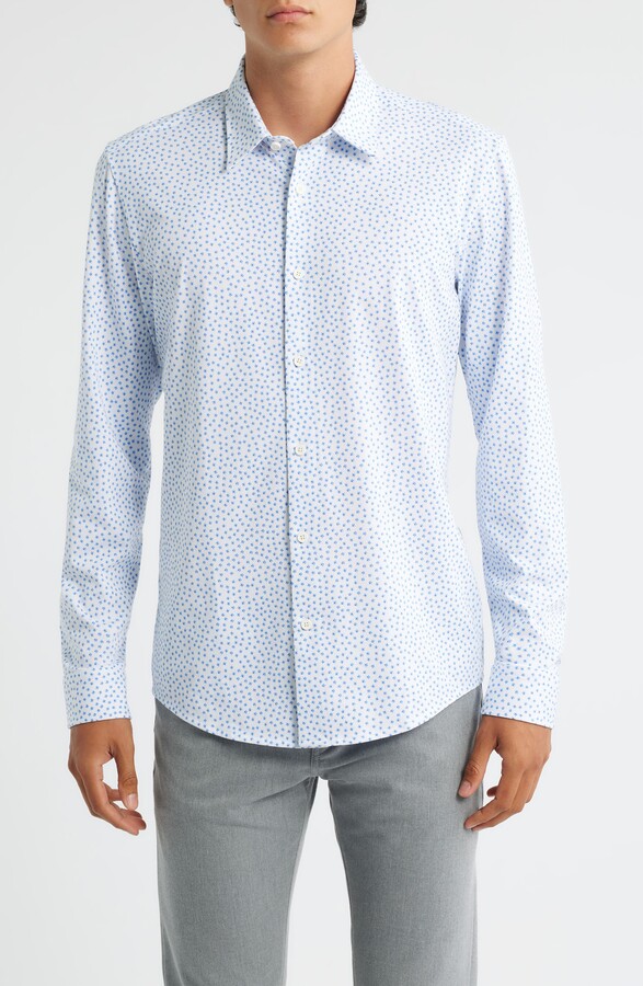 HUGO BOSS Roan Kent Slim Fit Button-Up Shirt