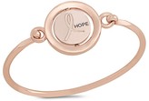 Thumbnail for your product : Carolee Breast Cancer Research Foundation Word Play Double Take Bangle
