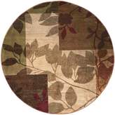 Thumbnail for your product : Andover Mills Raffin Beige/Brown Leaves Area Rug Rug