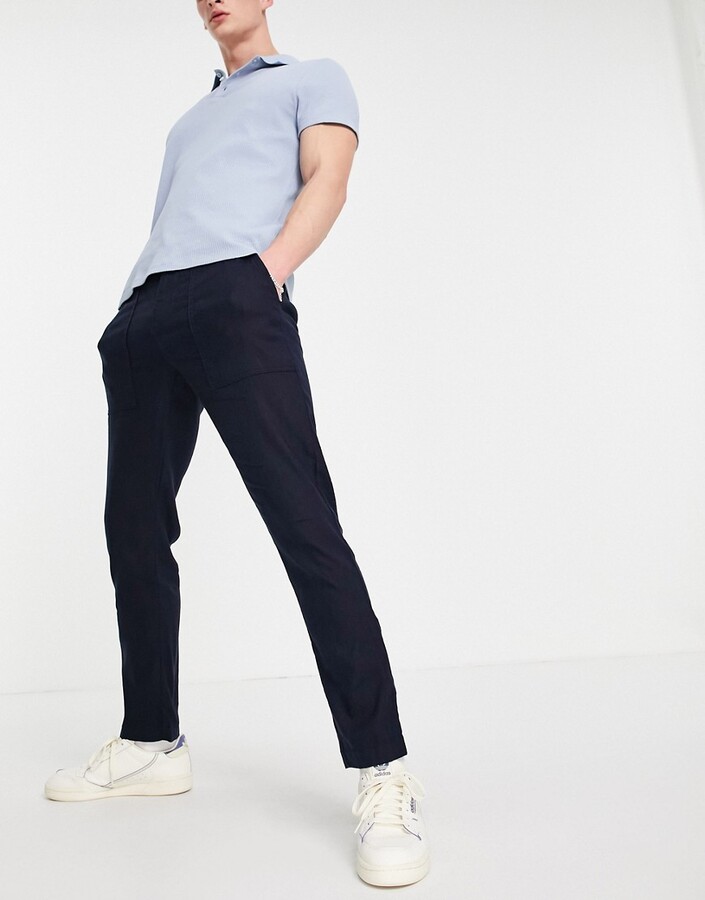 Tommy Hilfiger leo linen pants - ShopStyle Chinos & Khakis