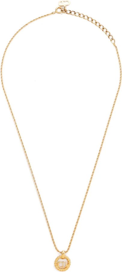 Christian Dior Pre-Owned CD-pendant necklace