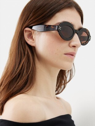 Alaia Oval Tortoiseshell-acetate Sunglasses - ShopStyle