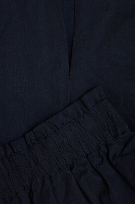 COS Organic Cotton-Metal Fibre Mix A-Line Skirt