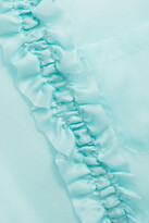 Thumbnail for your product : Lee Mathews Ruffle-trimmed Silk-organza Shirt