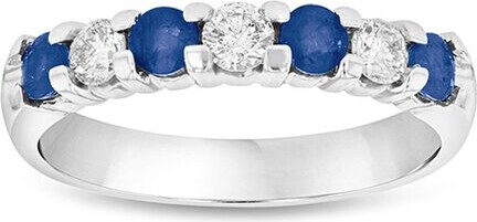 Diana M Fine Jewelry 14K 0.78 ct. tw. Diamond & Sapphire Ring