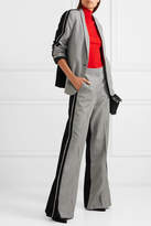 Thumbnail for your product : Stella McCartney Houndstooth Wool-tweed And Silk-twill Blazer