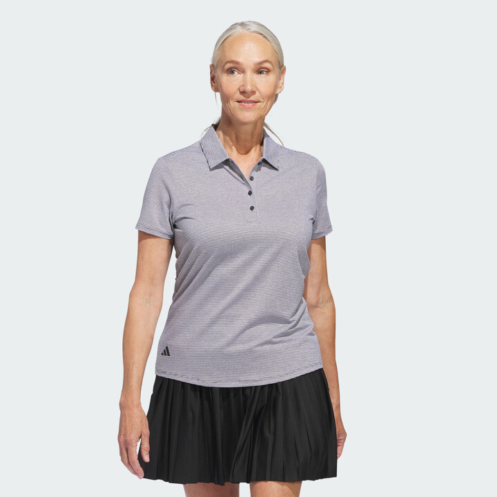 adidas Ottoman Short Sleeve Polo Shirt Black XS Womens