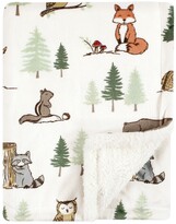 Thumbnail for your product : Hudson Baby Baby Boys Plush Mink and Sherpa Blanket