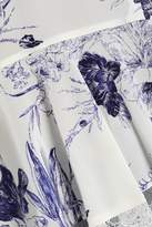 Thumbnail for your product : Cinq à Sept Avalon Floral-print Silk Crepe De Chine Top