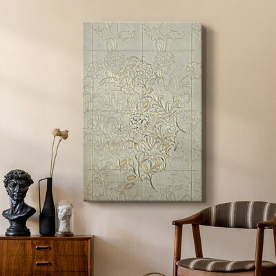 Dakota Fields Vintage Abstract Print CXII -Custom Wrapped Gallery Cavas