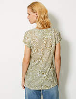 Thumbnail for your product : Marks and Spencer Animal Print Longline Relaxed Fit T-Shirt