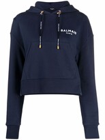 Thumbnail for your product : Balmain Flocked Logo Hoodie