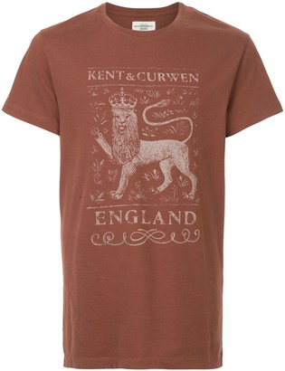 Kent & Curwen English lion motif T-shirt